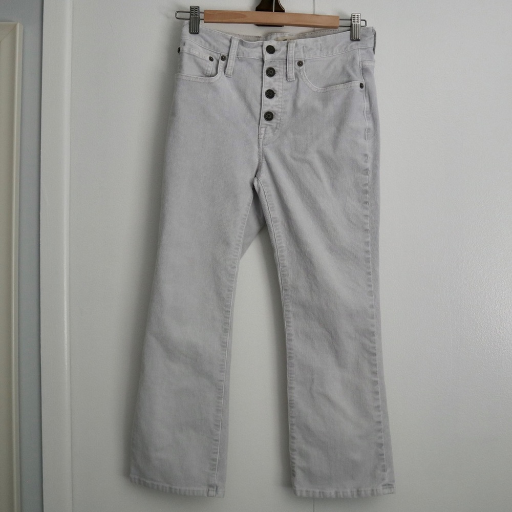 Madewell Cali Demi-Boot cropped corduroy pants